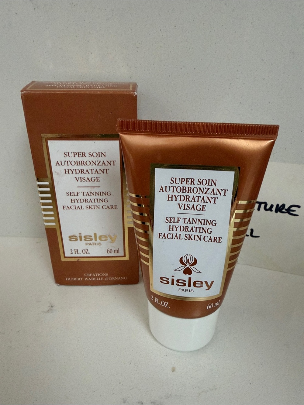Sisley Bronze Copper Self Tanning Hydrating Facial Moisturizer box new amazing!
